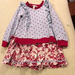 Matilda Jane Polka Dot and Floral Kids Dress